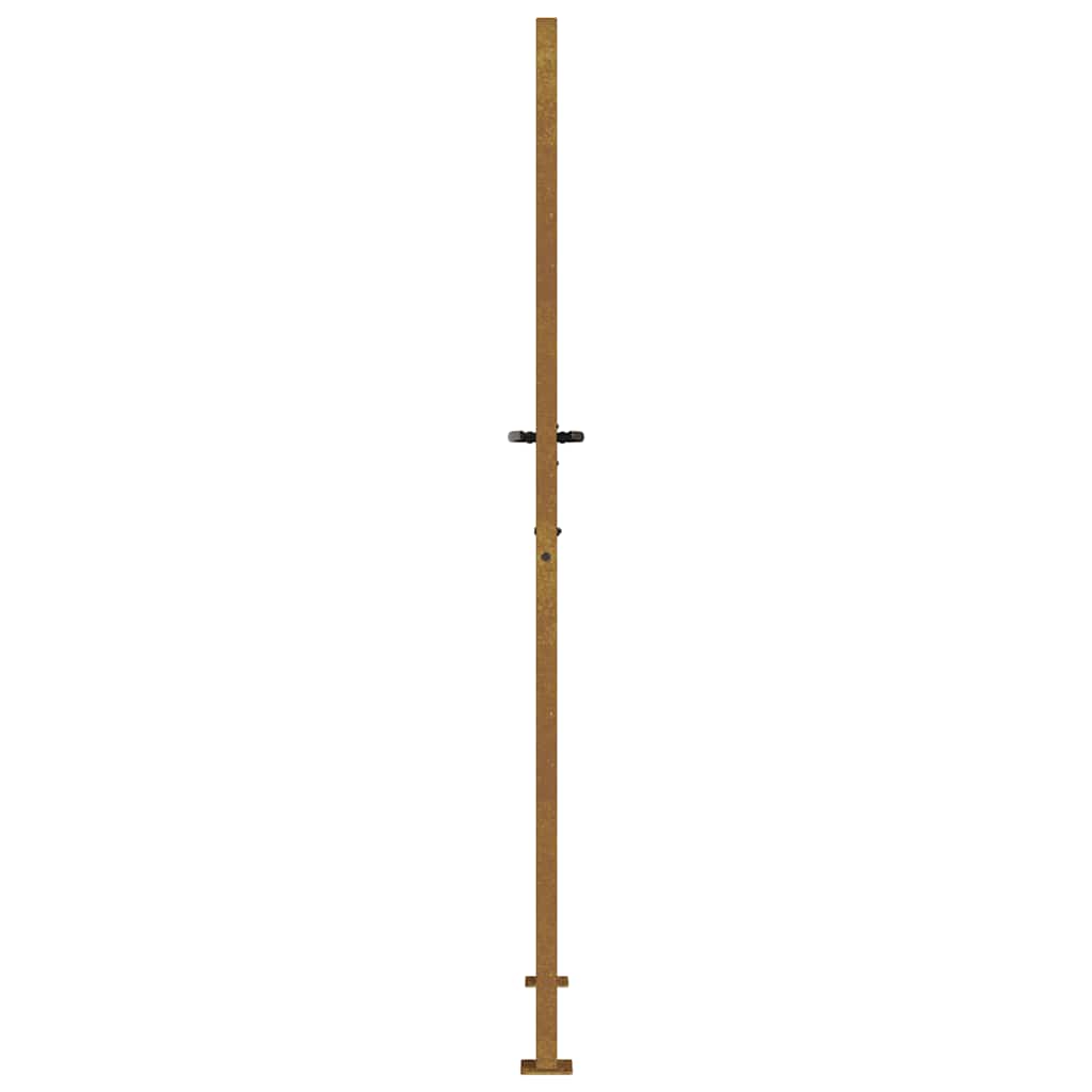 Vrtna vrata 100x200 cm Corten čelik Dizajn stabla