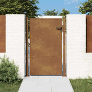 Vrtna vrata 100x125 cm Corten čelik