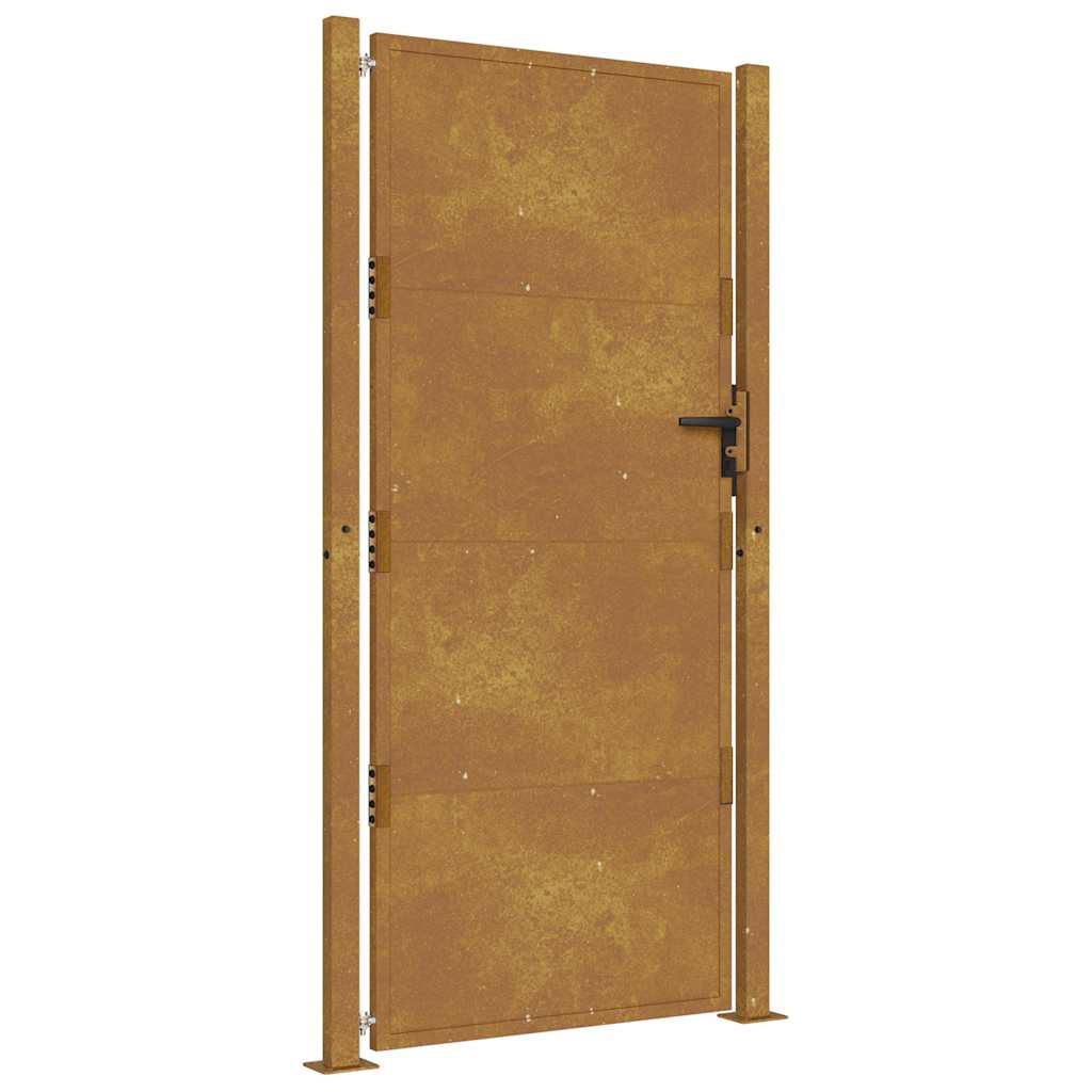Vrtna vrata 100x175 cm Corten čelik