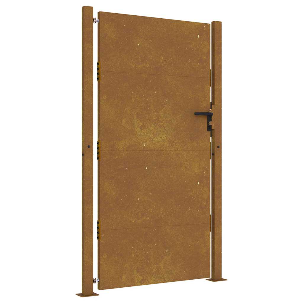 Vrtna vrata 100x175 cm Corten čelik