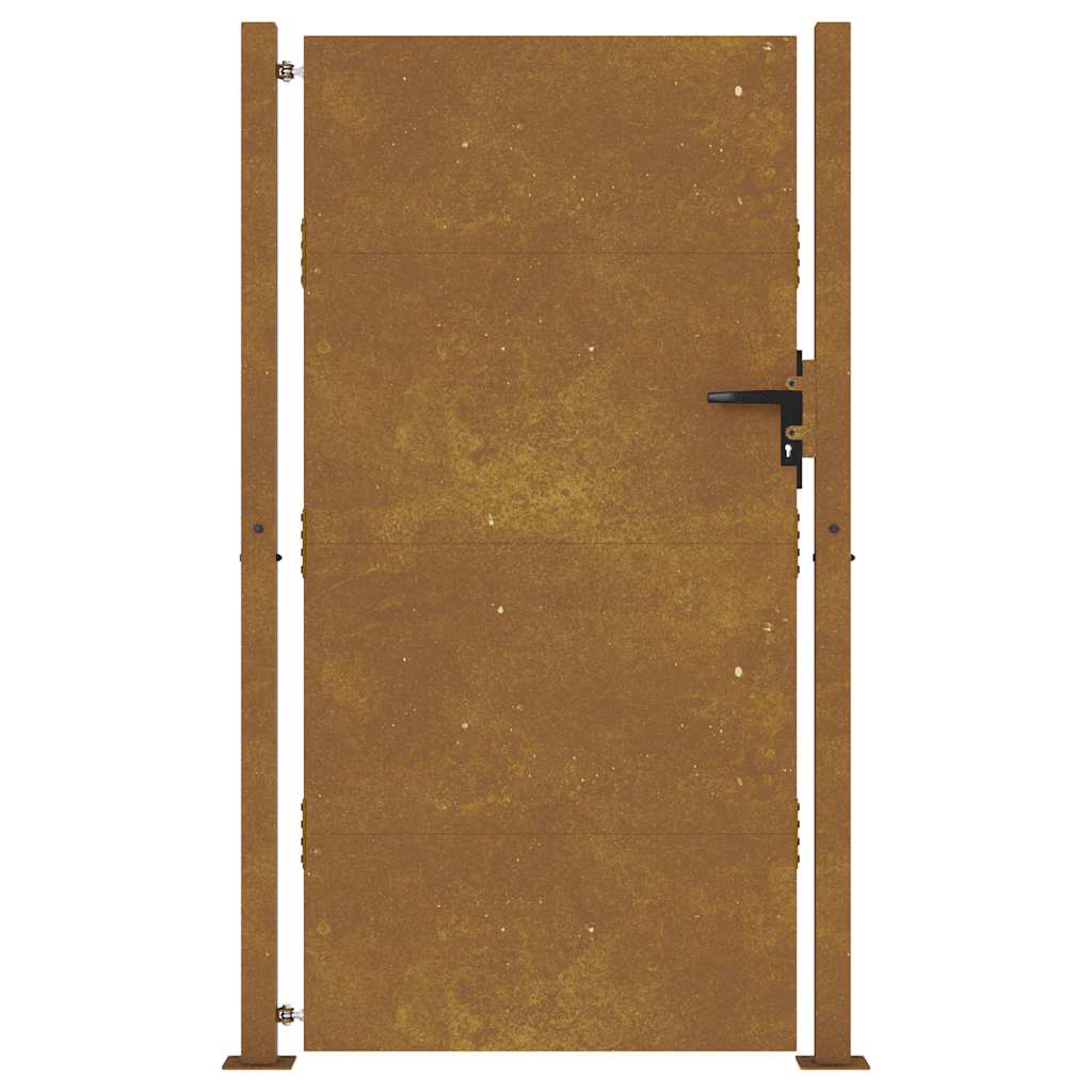 Vrtna vrata 100x175 cm Corten čelik