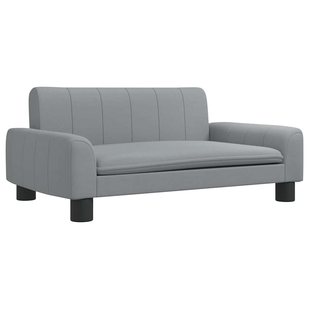 Krevet za pse svjetlosivi 70 x 45 x 30 cm od tkanine