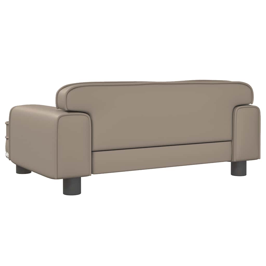 Krevet za pse cappuccina 70 x 45 x 30 cm od umjetne kože