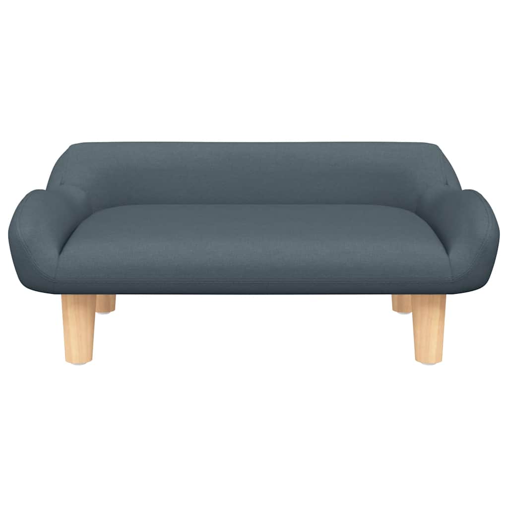 Krevet za pse tamnosivi 70x40x24 cm od tkanine