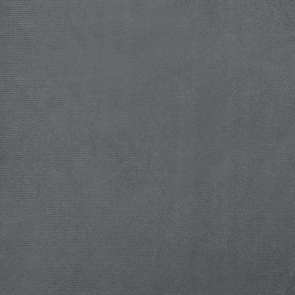 Krevet za pse tamnosivi 100 x 54 x 33 cm baršunasti