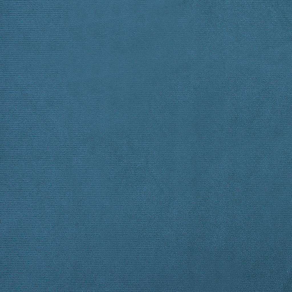 Krevet za pse plavi 100 x 50 x 21 cm baršunasti