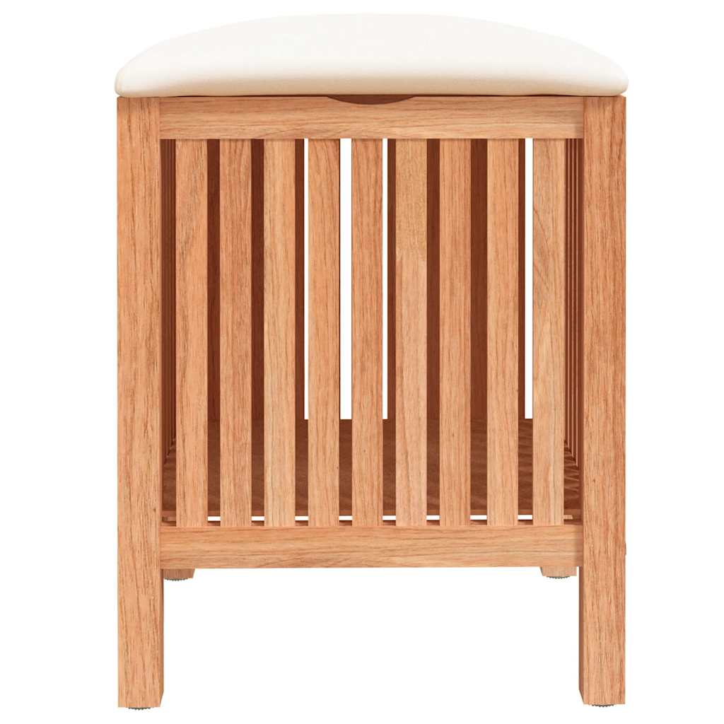 Kupaonski stolac 40,5 x 40,5 x 52 cm od masivnog drva oraha