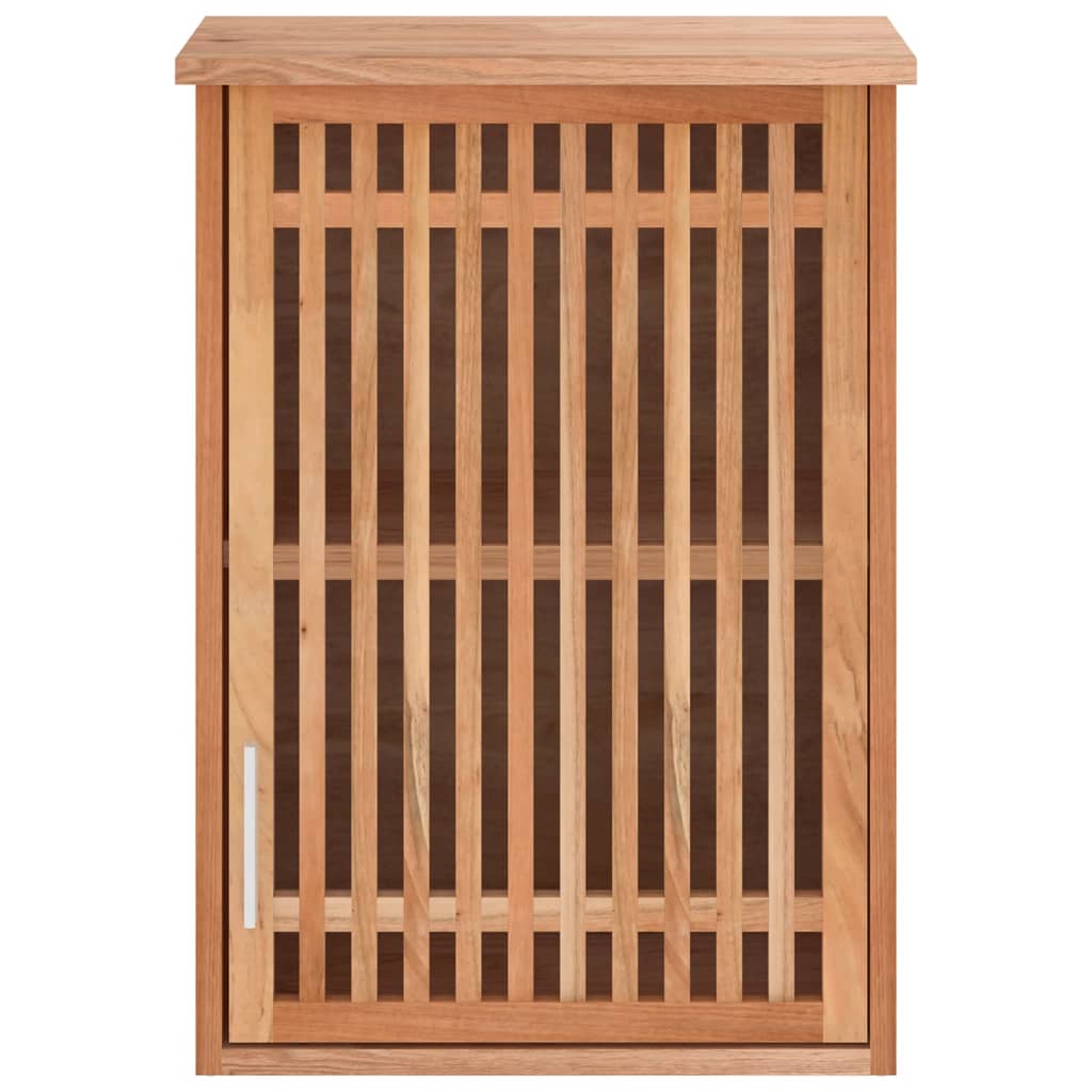 Zidni kupaonski ormarić 42 x 23 x 60 cm od masivnog drva oraha