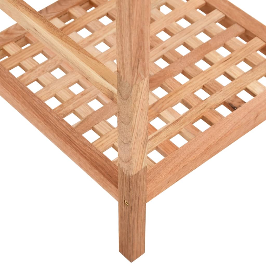 Kupaonska polica 35,5 x 35,5 x 112,5 cm od masivnog drva oraha
