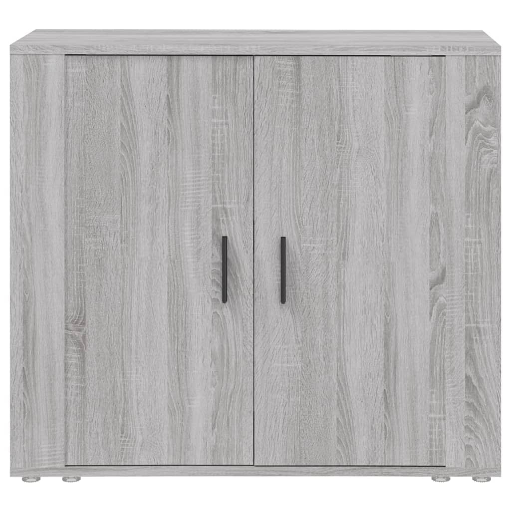 Komoda sivog hrasta sonome 80x33x70 cm od konstruiranog drva