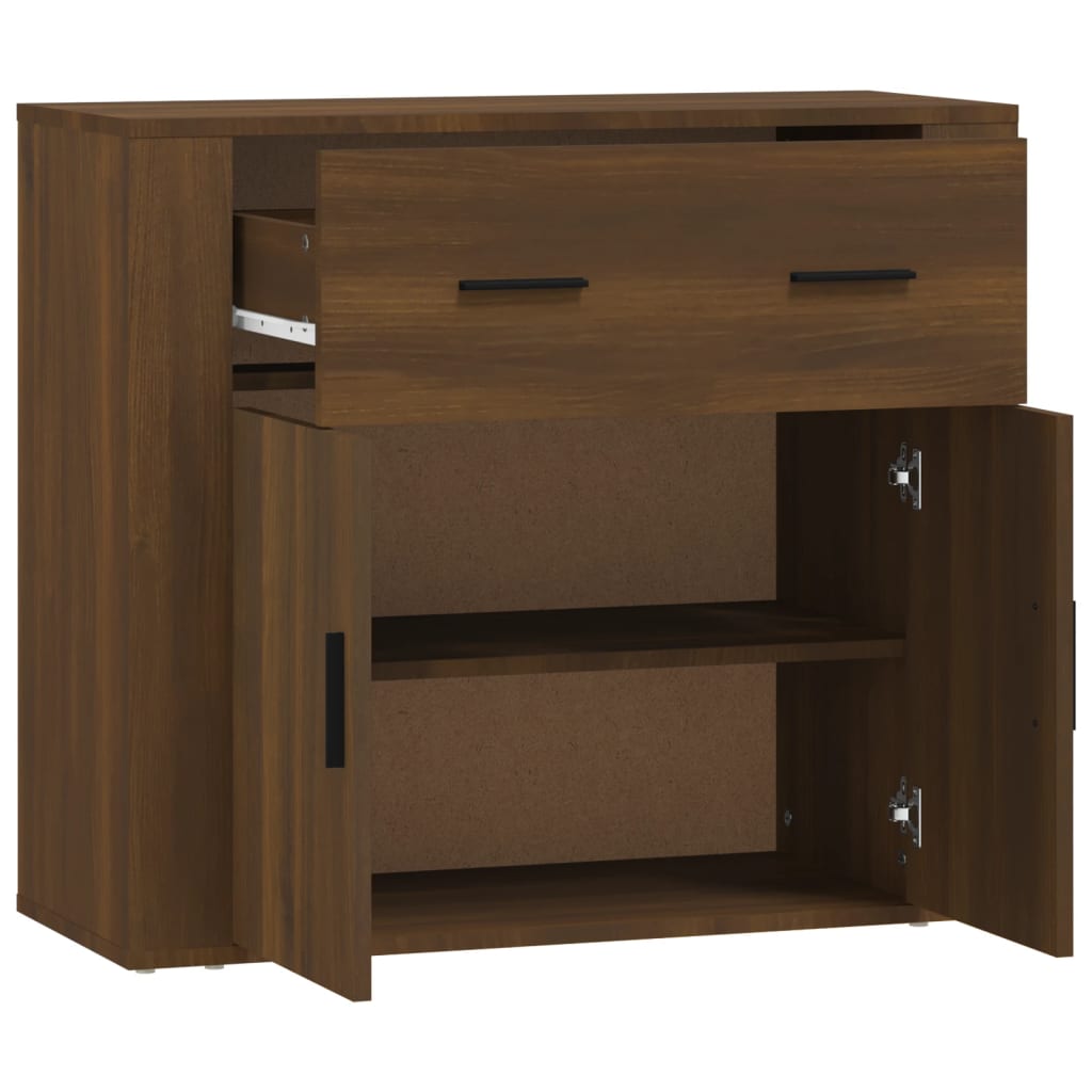 Komoda boja Smeđi hrasta 80x33x70 cm od konstruiranog drva