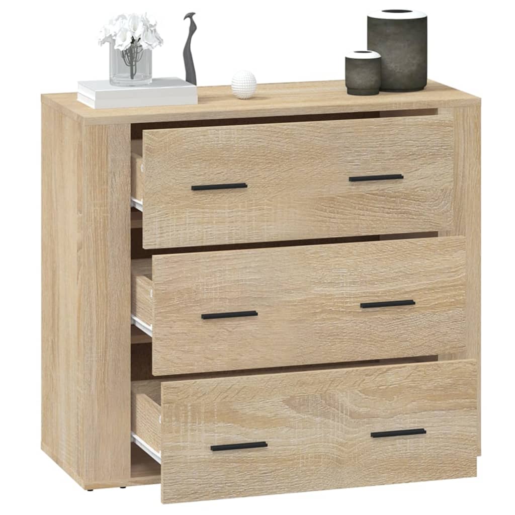 Komoda boja hrasta sonome 80 x 33 x 70 cm od konstruiranog drva
