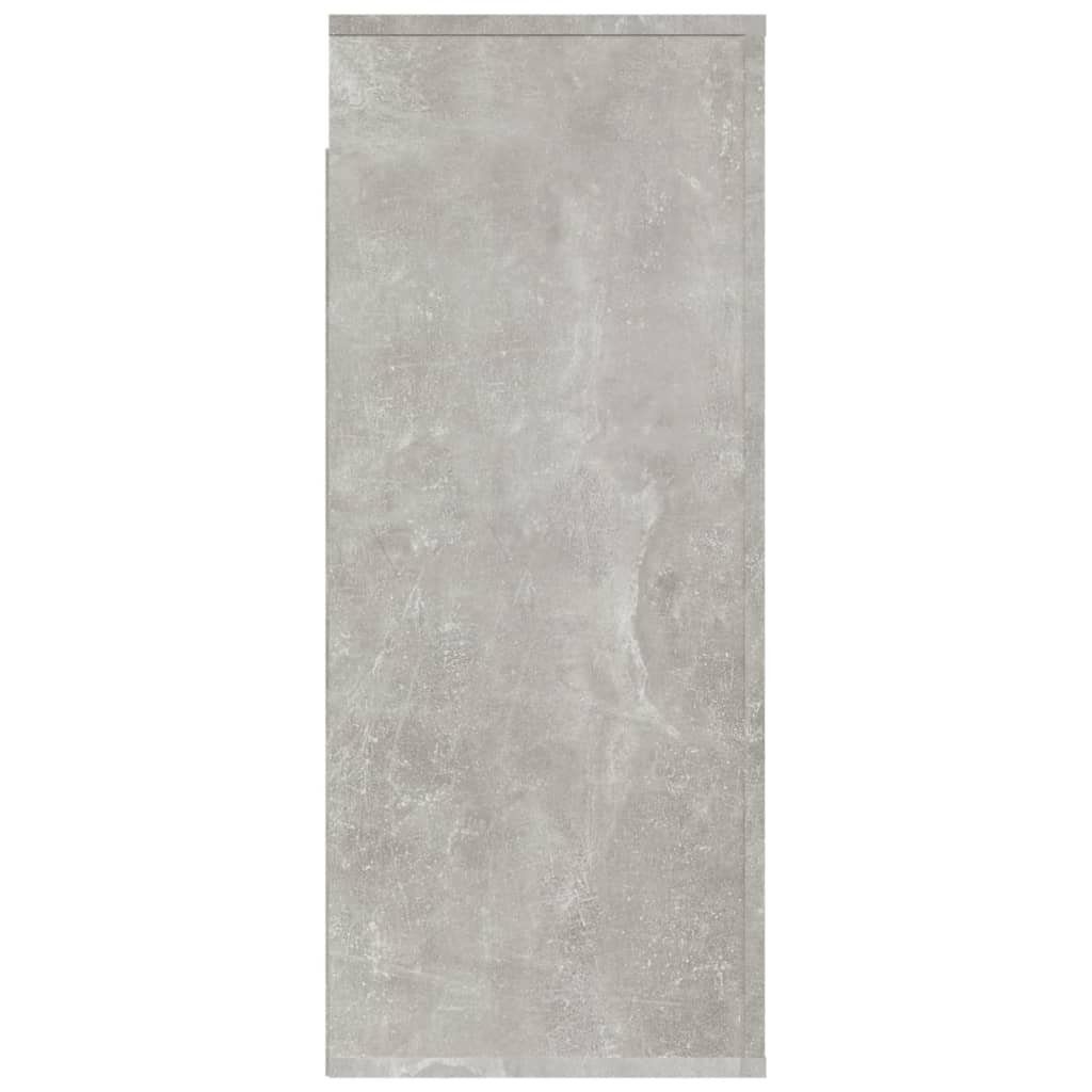 Zidni ormarić siva boja betona 80x33x80 cm konstruirano drvo