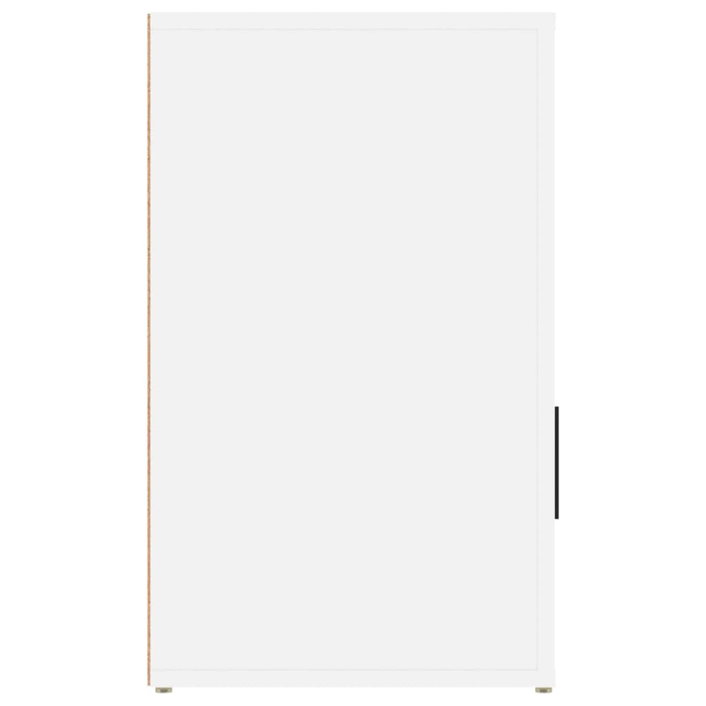 Noćni ormarić bijeli 50 x 36 x 60 cm od konstruiranog drva