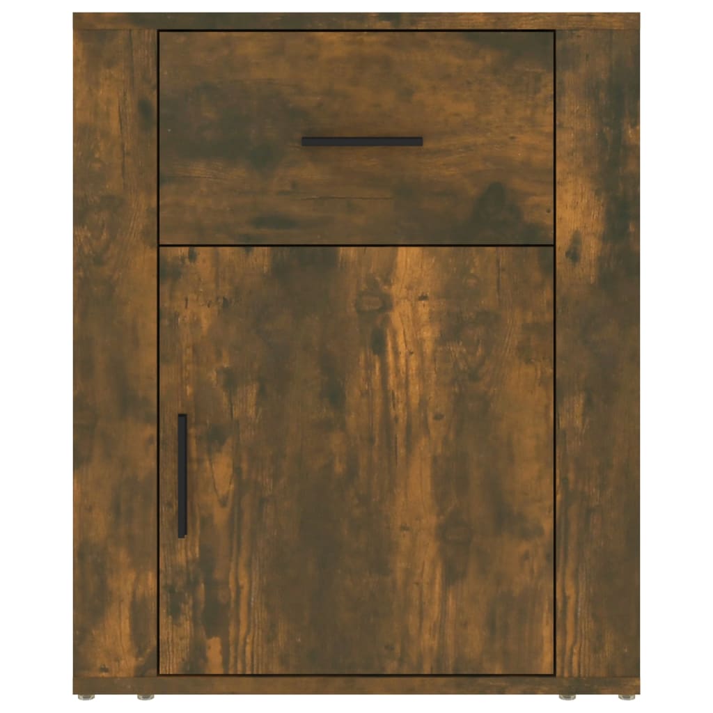 Noćni ormarić dimljenog hrasta 50x36x60cm od konstruiranog drva