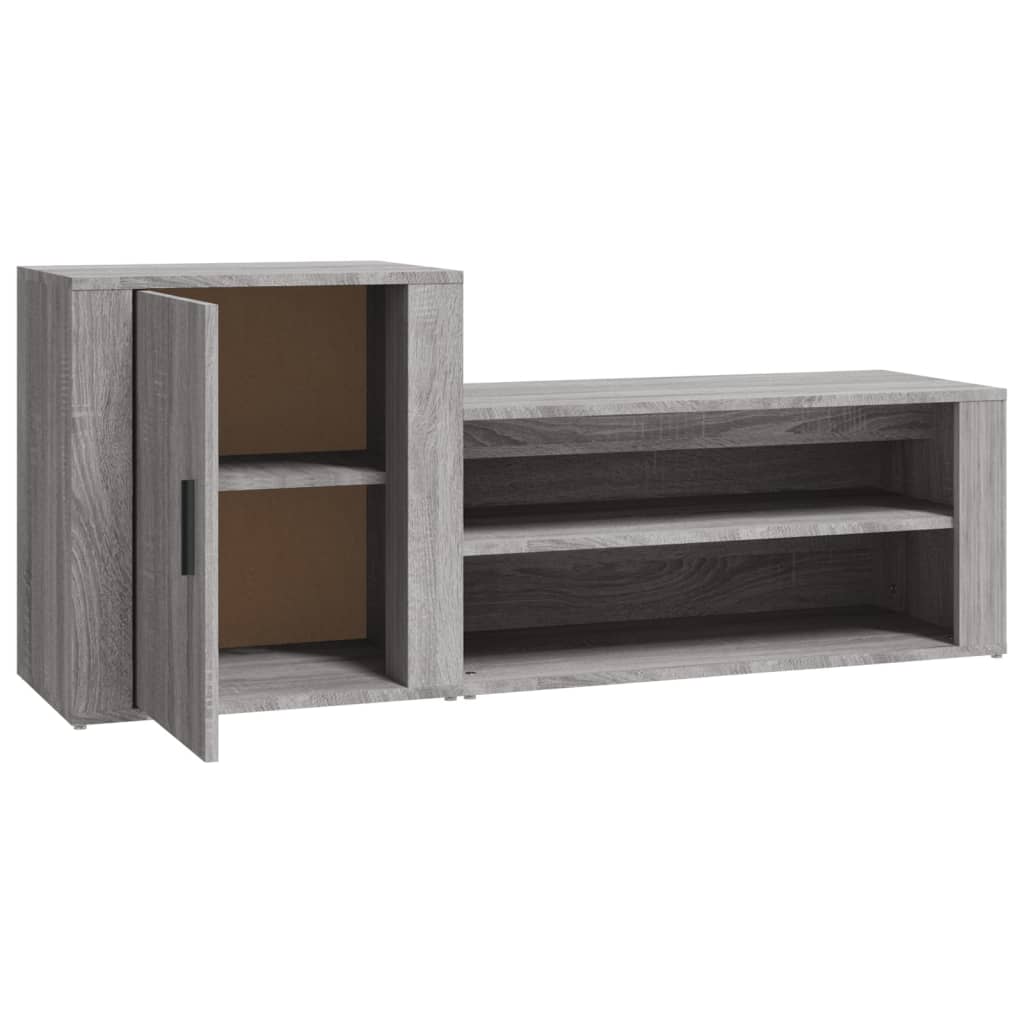 Ormarić za cipele boja hrasta 130x35x54 cm konstruirano drvo