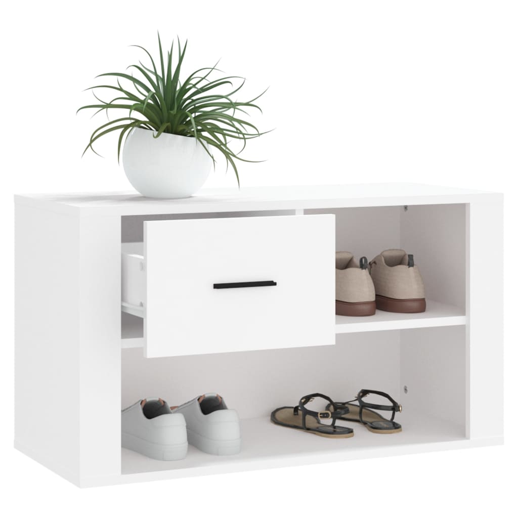Ormarić za cipele bijeli 80 x 35 x 45 cm od konstruiranog drva