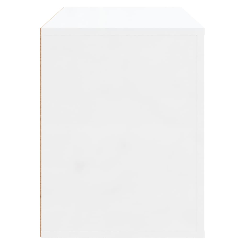 Ormarić za cipele sjajni bijeli 80x35x45 cm konstruirano drvo
