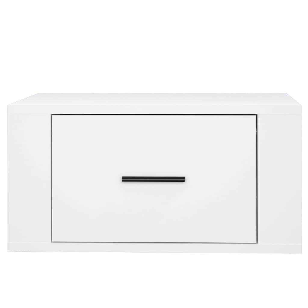 Zidni noćni ormarići 2 kom bijeli 50 x 36 x 25 cm