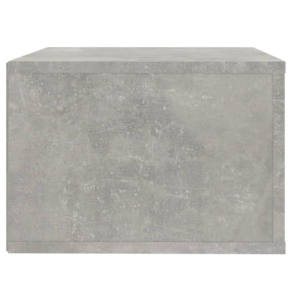 Zidni noćni ormarići 2 kom siva boja betona 50x36x25 cm