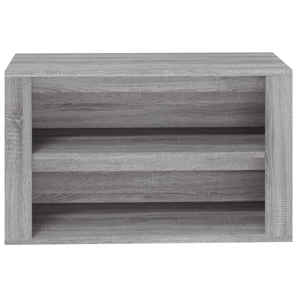 Stalak za cipele boja hrasta 75x35x45 cm konstruirano drvo