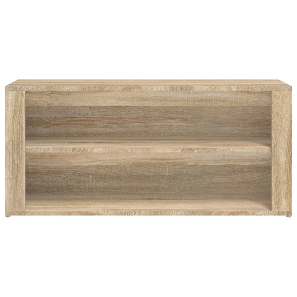 Stalak za cipele boja hrasta 100 x 35 x 45 cm konstruirano drvo