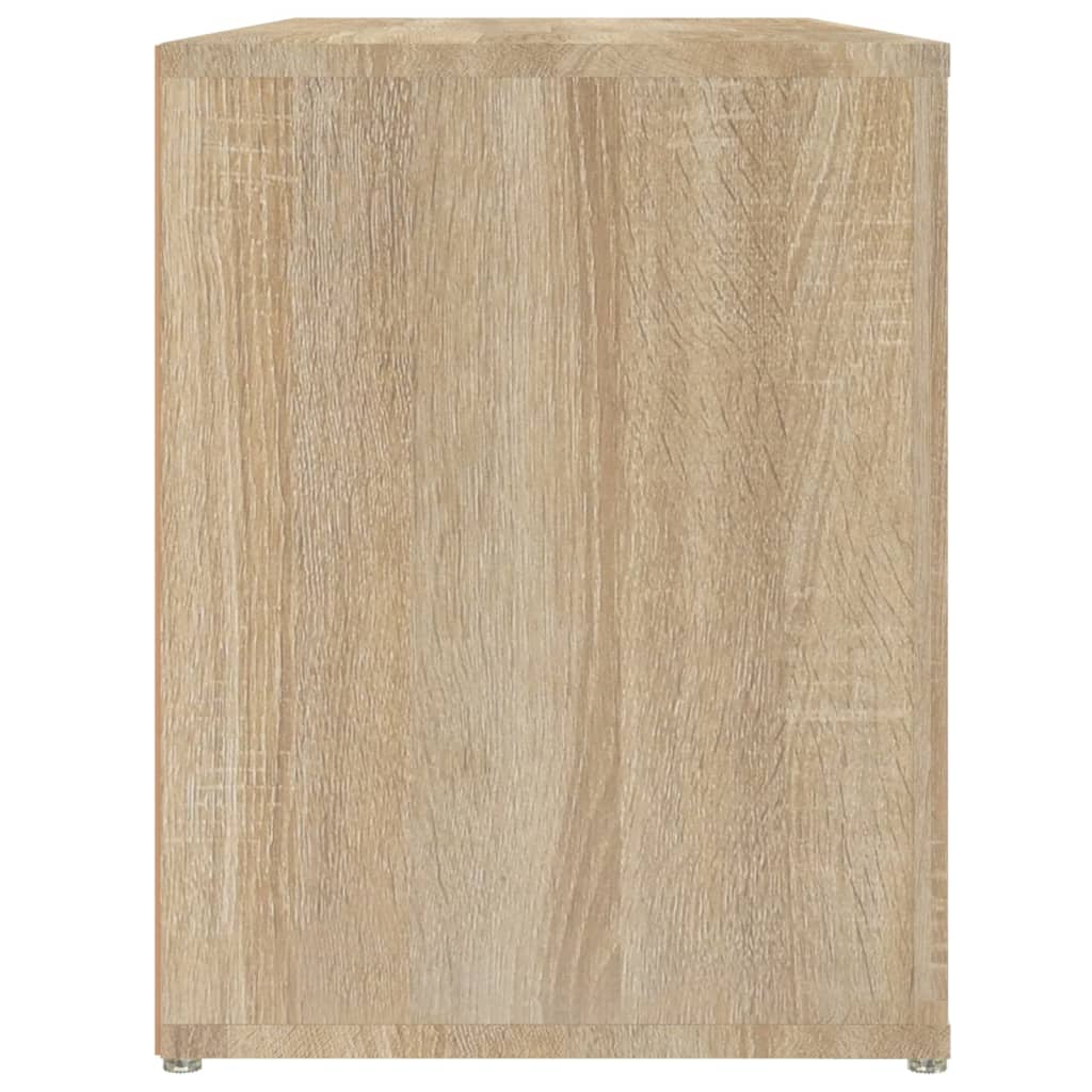 Stalak za cipele boja hrasta 100 x 35 x 45 cm konstruirano drvo