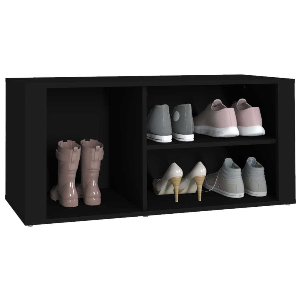 Ormarić za cipele crni 100 x 35 x 45 cm od konstruiranog drva
