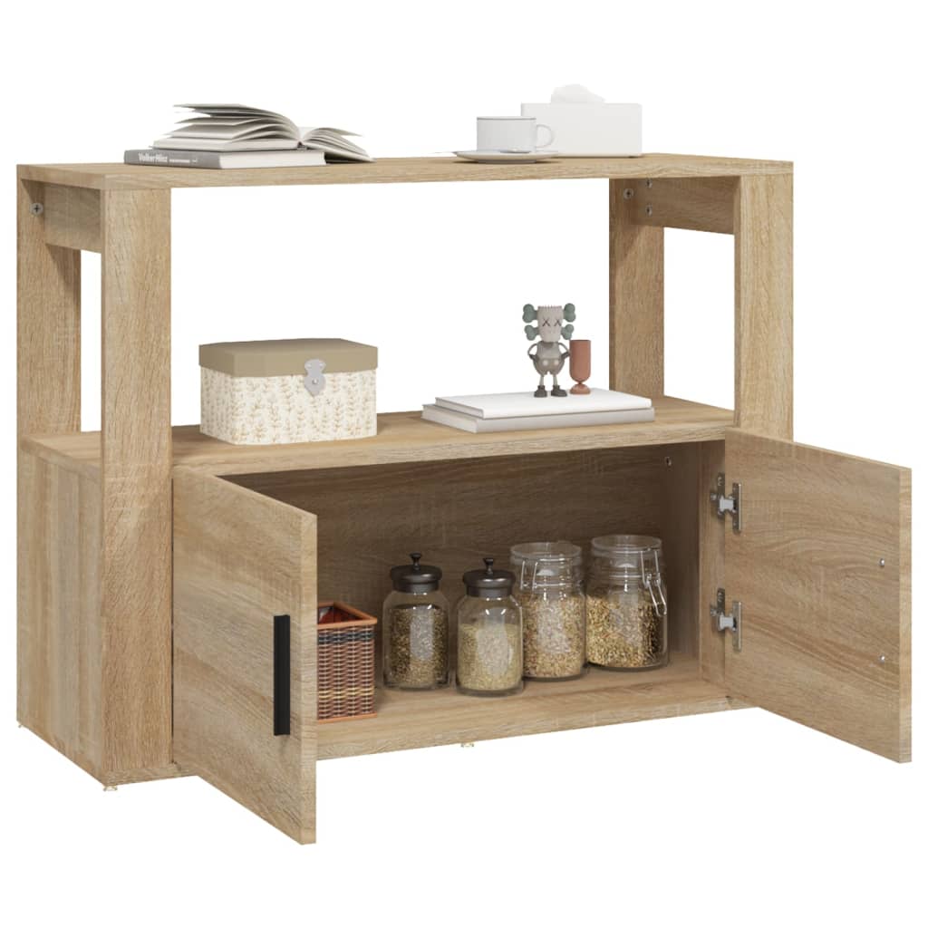 Komoda boja hrasta sonome 80x30x60 cm konstruirano drvo