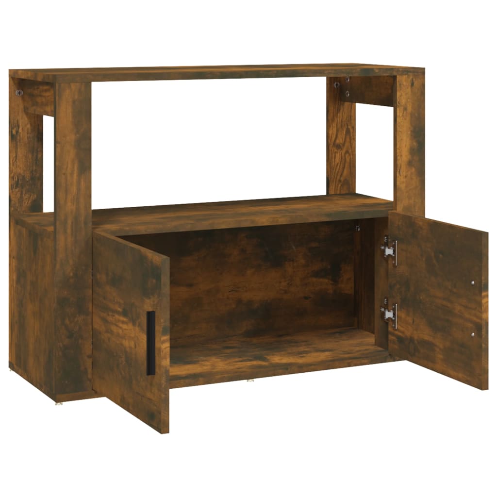 Komoda boja dimljenog hrasta 80x30x60 cm od konstruiranog drva