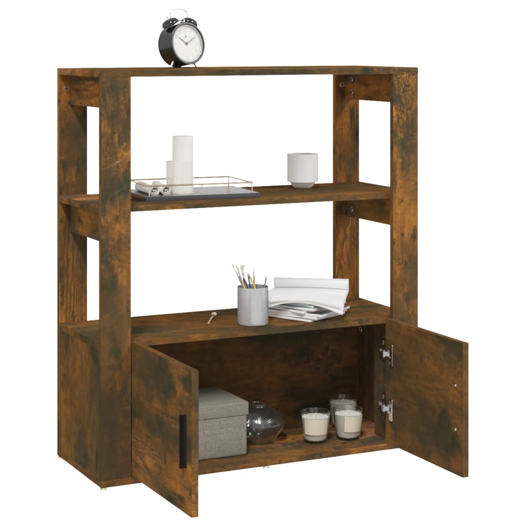Komoda boja dimljenog hrasta 80x30x90 cm od konstruiranog drva