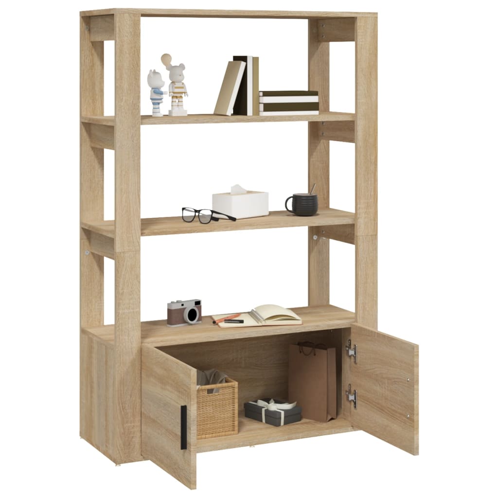 Komoda boja hrasta sonome 80x30x119,5 cm od konstruiranog drva