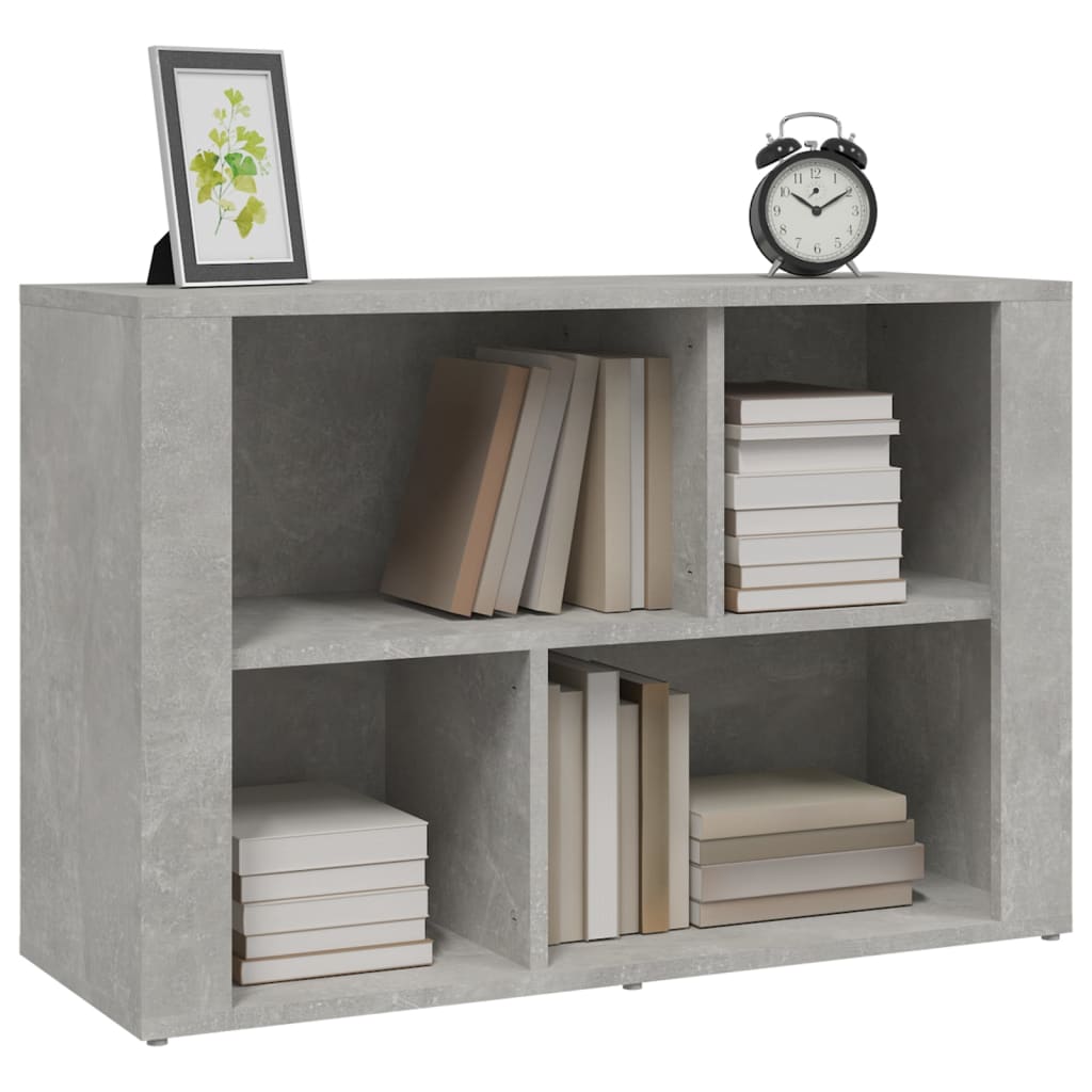 Komoda siva boja betona 80x30x54 cm od konstruiranog drva