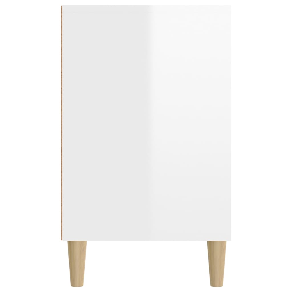 Ormarić za cipele sjajni bijeli 102x36x60 cm konstruirano drvo