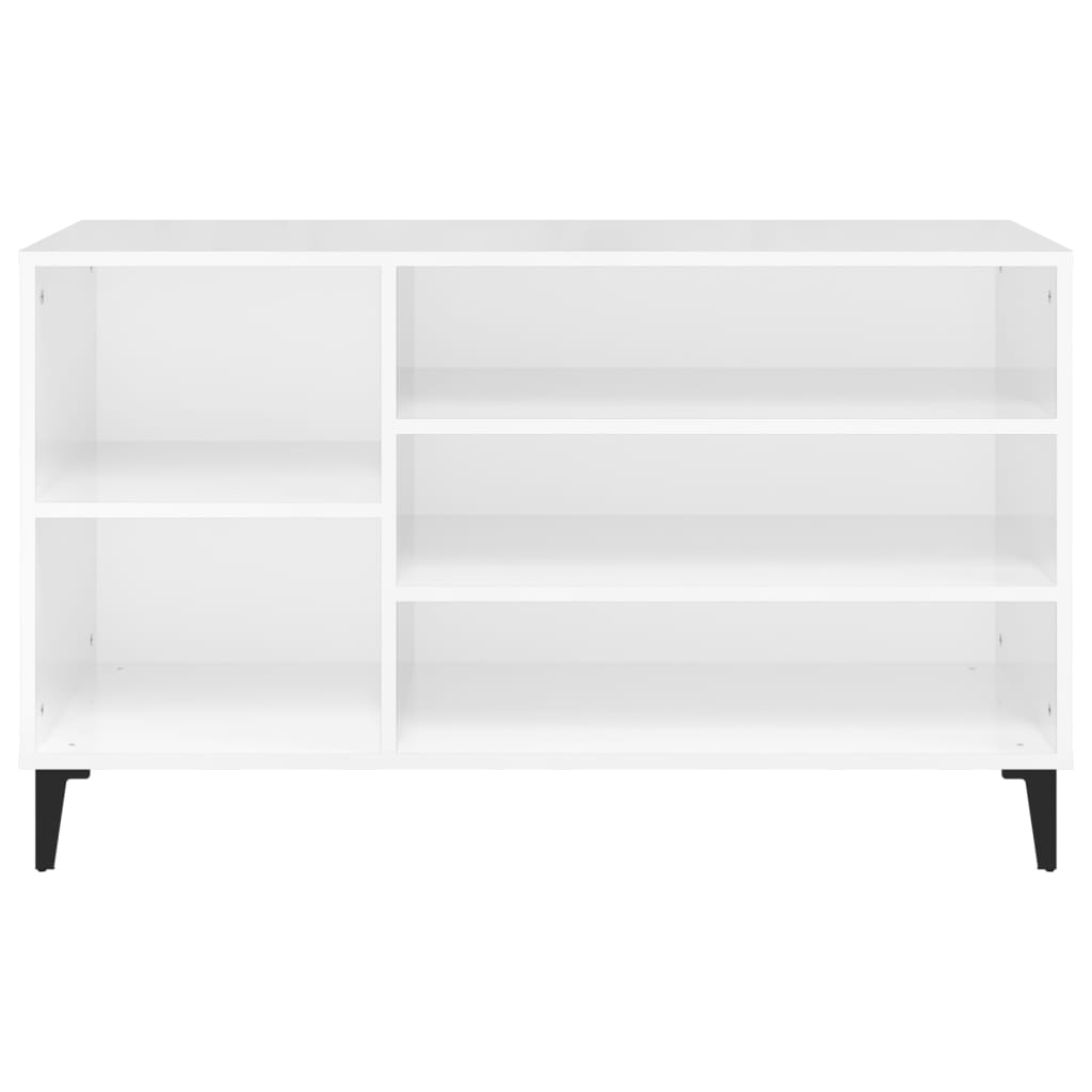 Ormarić za cipele sjajni bijeli 102x36x60 cm konstruirano drvo