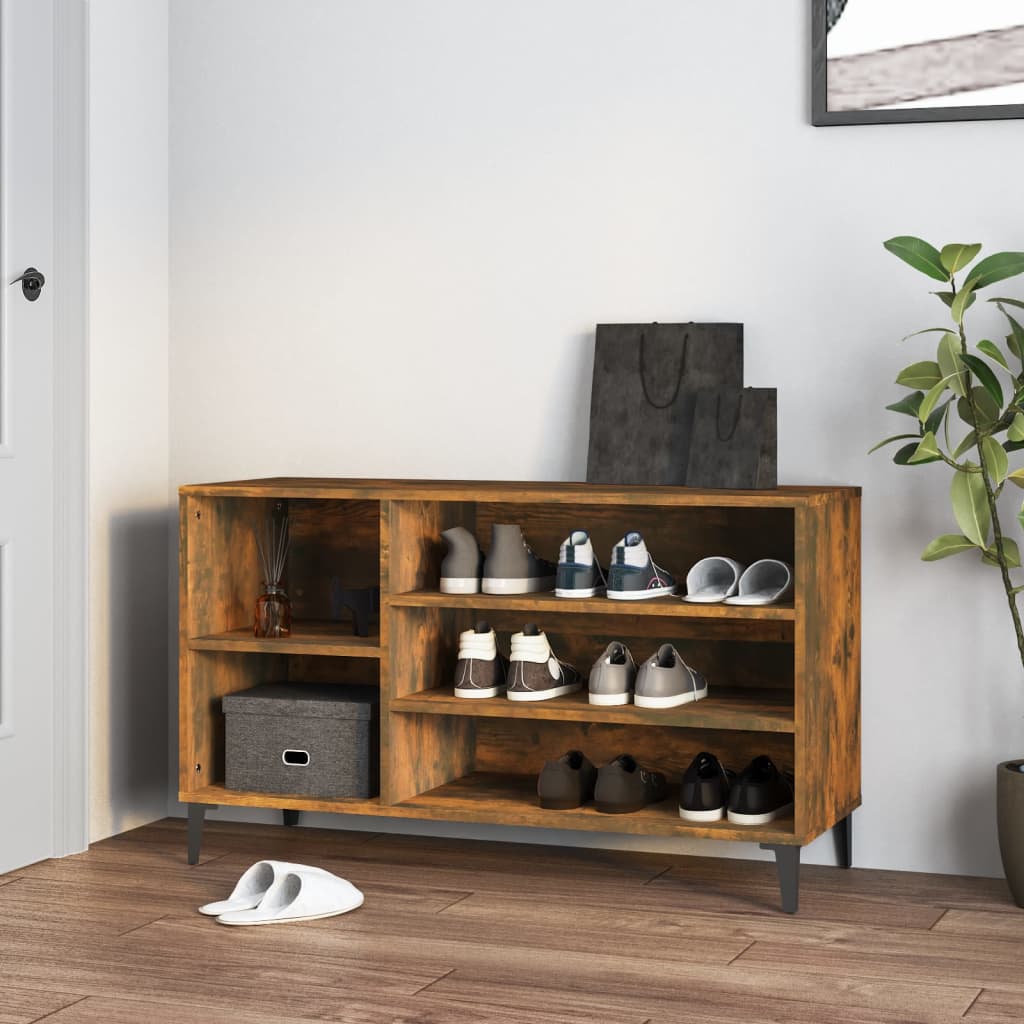 Ormarić za cipele boja hrasta 102x36x60 cm konstruirano drvo