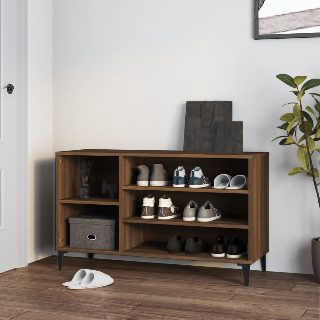 Ormarić za cipele boja hrasta 102x36x60 cm konstruirano drvo