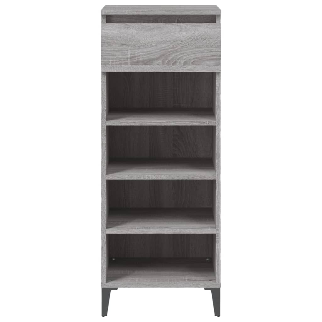 Stalak za cipele boja hrasta 40x36x105 cm konstruirano drvo