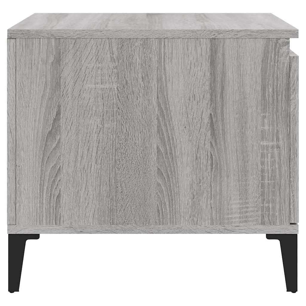 Stolić za kavu boja sivog hrasta 100x50x45 cm konstruirano drvo