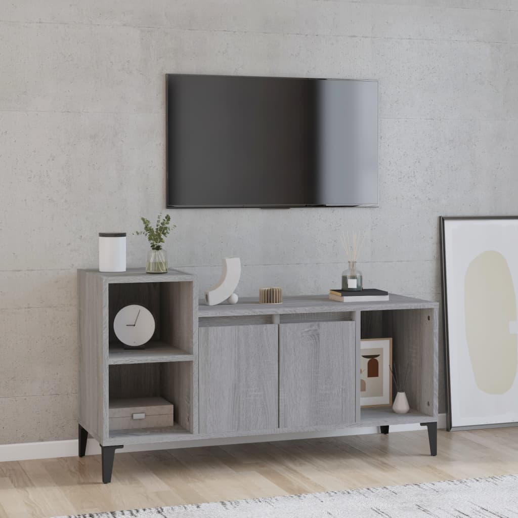 TV ormarić boja hrasta sonome 100x35x55 cm konstruirano drvo