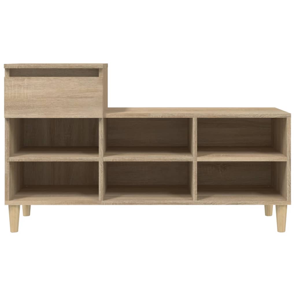 Ormarić za cipele boja hrasta 102x36x60 cm konstruirano drvo