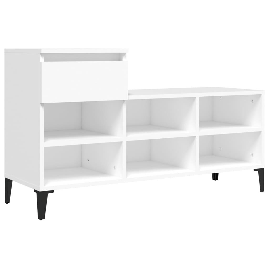Ormarić za cipele bijeli 102 x 36 x 60 cm od konstruiranog drva