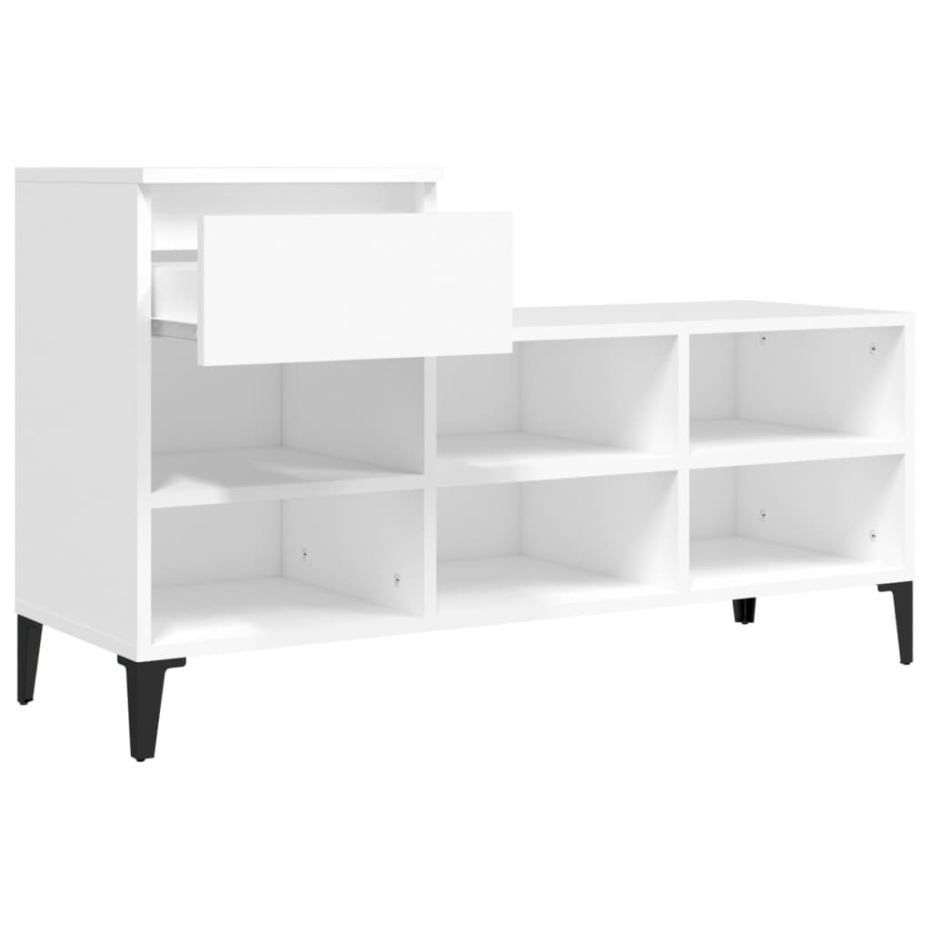 Ormarić za cipele bijeli 102 x 36 x 60 cm od konstruiranog drva