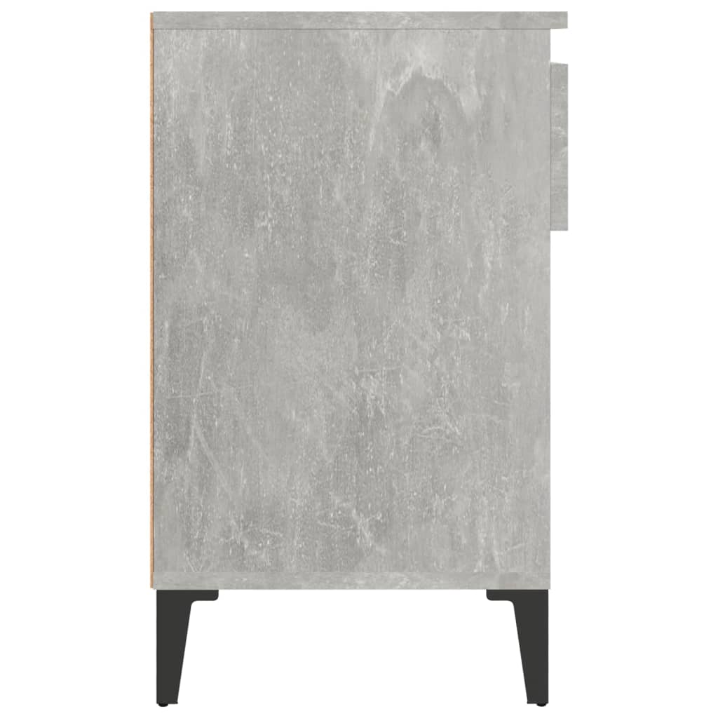 Ormarić za cipele boja betona 102x36x60 cm konstruirano drvo