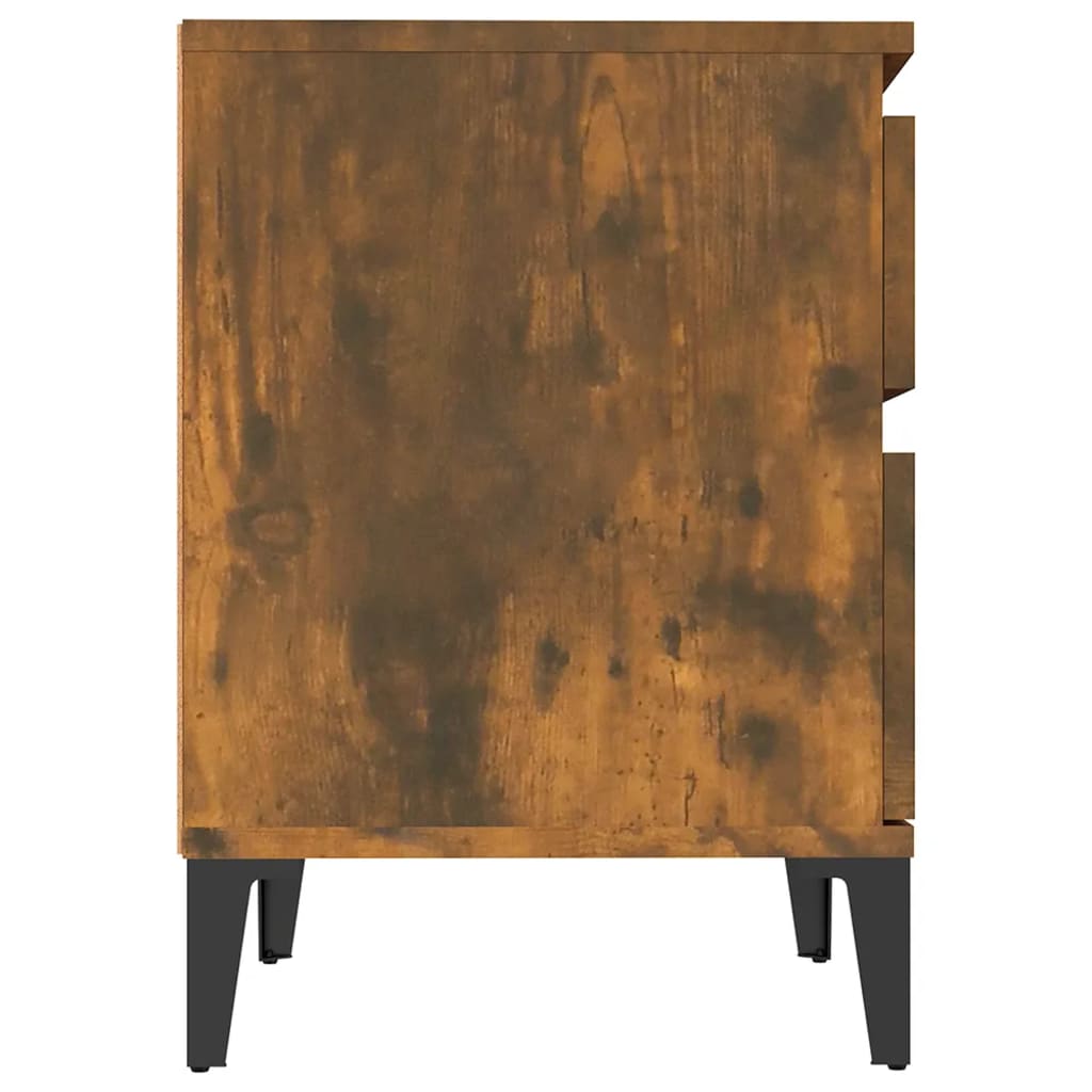 Noćni ormarić boja dimljenog hrasta 40x35x50 cm