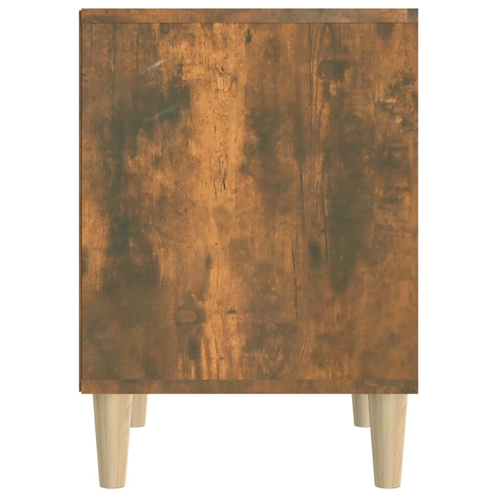 Noćni ormarići 2 kom boja dimljenog hrasta 40x35x50 cm