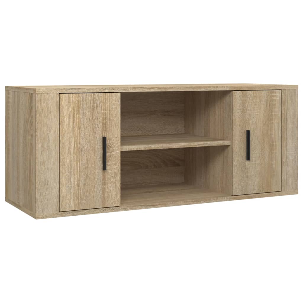 TV ormarić boja hrasta sonome 100x35x40 cm konstruirano drvo