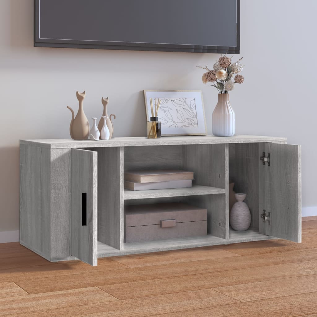 TV ormarić boja hrasta sonome 100x35x40 cm konstruirano drvo