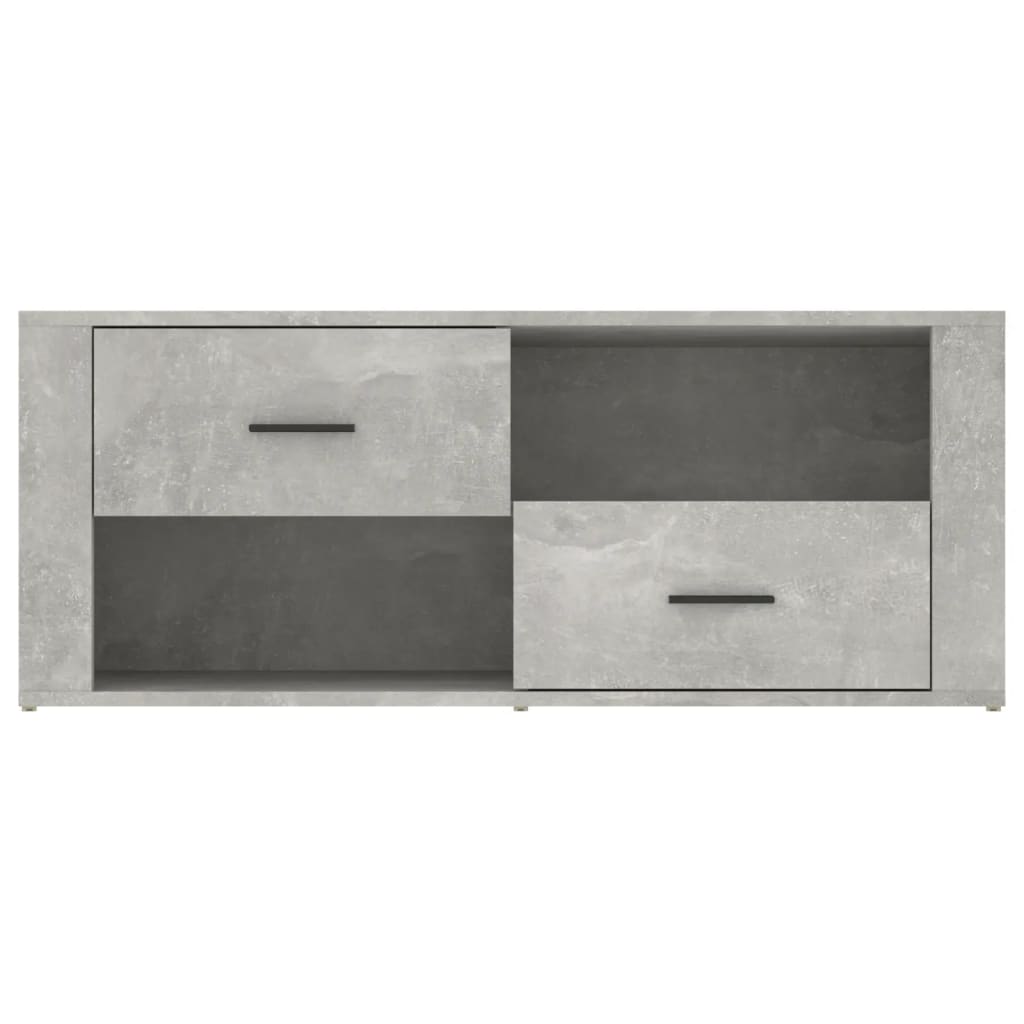 TV ormarić beton sivi 100 x 35 x 40 cm od konstruiranog drva