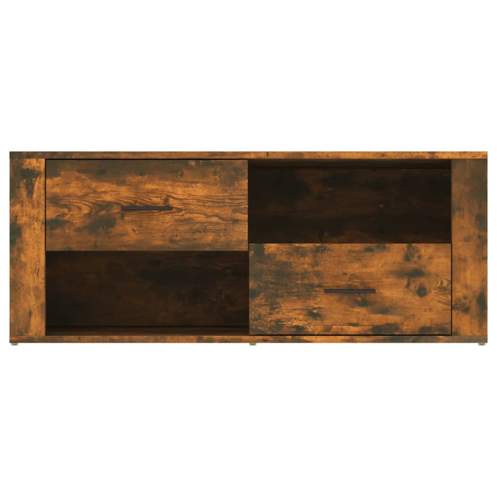 TV ormarić boja dimljenog hrasta 100x35x40 cm konstruirano drvo